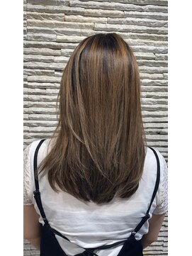 ビス ヘア アンド ビューティー 西新井店(Vis Hair＆Beauty) 20代30代大人かわいいレイヤー×バレイヤージュフォギーベージュ