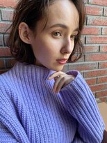 アリエッタ ギンザツー(ARIETTA GINZA2)&nbsp;パープルカラーショート/抜け感/レイヤーカット/アップバング/冬