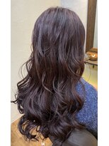 シェルビー 新宿(SHELBe)&nbsp;艶赤×暗めカラー[新宿/ヘッドスパ/白髪ぼかし]