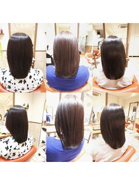 ネオリーブチノ 登戸店(Neolive cino) [neolive cino]髪質改善酸熱とラメラメTR(ミディアム)☆