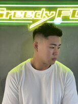 グリーディーフォックス 代々木(Greedy FOX) かき上げヘア/サイドパート/韓国マッシュ/フェードカット/代々木