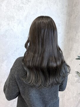 デミヘアー(Demi hair) ハイライト×オリーブカラー