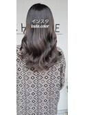 ブリーチなし☆オリーブグレージュ×ヨシンモリ