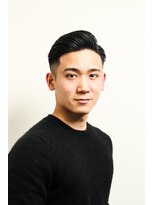 レンゲン(LENGEN)&nbsp;メンズかき上げニュアンスマッシュサイドパート韓国マッシュ