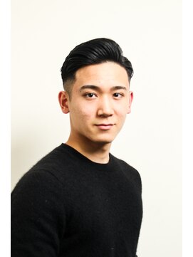 レンゲン(LENGEN) メンズかき上げニュアンスマッシュサイドパート韓国マッシュ