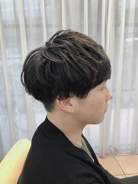 ティエル(Tiele) 重めマッシュxふんわりパーマ