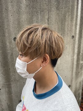 ブランシェ 西松山店 マッシュ×ミルクティーベージュ