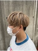 マッシュ×ミルクティーベージュ