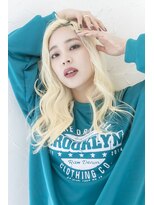 アジールヘア 池袋東口店(agir hair)&nbsp;ハイブロンズヘア10代20代30代ブリーチヘア池袋池袋東口