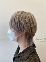 ザ ラブズ ラフズ ヘアー 本店(the loves laughs hair)&nbsp;ホワイトベージュ