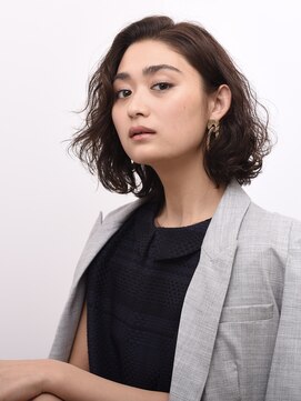 ピークアブー アヴェダ アトレ恵比寿(PEEK-A-BOO AVEDA) ひし形ボブ大人可愛い30代40代50代