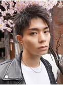 ツイスパアップバングショート