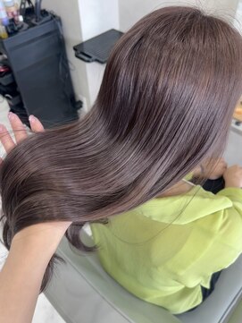 キング(K!ng) 縮毛矯正髪質改善ハイライトレイヤーカット楠葉美容室エクステ