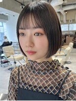 ティア(Tia.)&nbsp;縮毛矯正/髪質改善トリートメント/ミディアムヘア/グレージュ