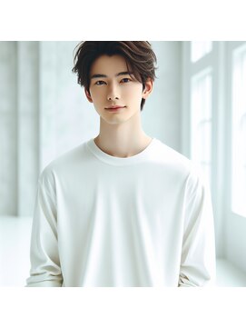 ヘアーズ ベリー 千代田店(hairs BERRY) ★爽やかセンターパートナチュラル毛流れツーブロックビジネス