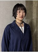 パーマを活かしたcompactshort