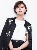 ■M.SLASHセンター南・6-19■シアカラー無造作濡れ髪ショート