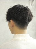 縦落ちツイスパ［ソフトツイスパ/メンズパーマ/眉カット］