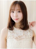 美髪レイヤースタイルワンカール艶感ストレートZ上尾20代30代