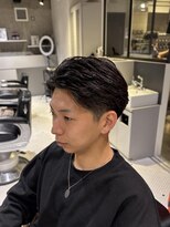 フランクスバーバーザスタンド(Frank’s barber the stand)&nbsp;ラルフカール×スパイキーショート×フェザーパーマ飯田橋F