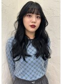 20代30代大人美人小顔ブリーチなし韓国ヘアアッシュブラック