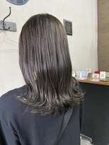 カンナカンナ 三佐店(cannaCANNA)&nbsp;＊透明感カラー×フォギーアッシュ×外ハネスタイル＊