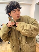 ヨハク メンズ 大阪梅田中崎町(yohaku メンズ)&nbsp;<58>グランジパーマ×マレットヘア×メンズカット