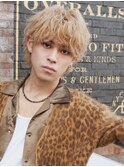 MEN’S HAIR/ブルーブラック/フェザーパーマ/渋谷ア