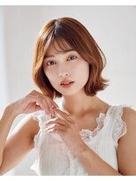 ラフィス ヘアー ロッサ 茨木店(La fith hair rosa)&nbsp;【La fith】外ハネボブ×キャラメルブラウン