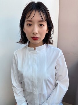 小顔/大人ヘア/ボブ/ココアベージュ/レイヤーカット