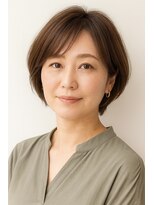 ゲイン(Gain)&nbsp;ショートカット・レイヤーカット×白髪ぼかし