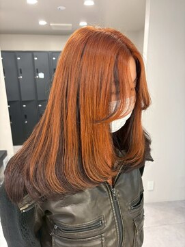 ベレーザ 渋谷(BELEZA) 17770ワンホンレイヤーハッシュカットオレンジベージュ