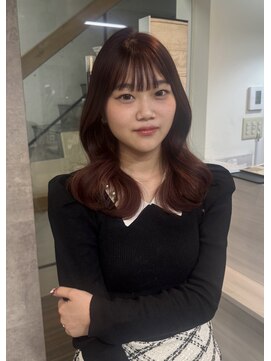 ハイル(KHAIR) チェリーレッド/ダブルカラー/Rena