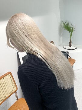 ミーム 原宿 表参道(meme) ◎ブロンドハイトーンカラーデザインカラーアンブレラカラー金髪