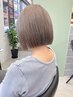 カット+ブリーチダブルカラー¥13000(天神警固/オージュア/ショートボブ)