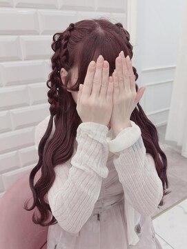 リルミー(Lilme) ぽこぽこみつあみ×編み上げハーフツイン＊まゆ＊大須/矢場町