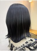 外ハネボブ／アッシュブラウン