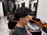 【メンズ/バーバー/理容室】メンズフェードカット+ポイントパーマ