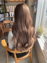 ヘアディレクションクレイス(HAIR DIRECTION CRACE)&nbsp;ブリーチ1回で叶う まろやかミルクティーベージュ◎