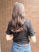 ヒントステーション(HINTSTATION) 〈浅草美容室〉ブリーチなしダブルカラーくすみベージュ