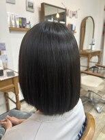 クート アンド シー 東川口(kuto and C) あご下3センチボブ×縮毛矯正×東川口