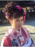 成人式ヘアーセット・メイク