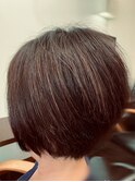 高知　美容室　shiny 　ミセス　ボブ