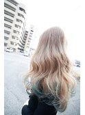 早朝8:30からできます♪外国人風カラー　裾カラー