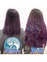 エクステ専門店あるじゃんすー 柏店 パープルMIX#シールエクステ#エクステ#ラベンダーピンク#柏