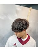 波巻きパーマ