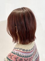 ペイジバイネオリーブ 吉祥寺店(Paige by Neolive)&nbsp;切りっぱなしショートボブ×チェリーブラウン