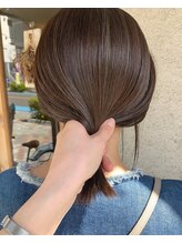 柔らかいニュアンスのカラーも得意です！