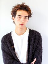 <翁長孝輔>メンズショート束感かきあげアップバング