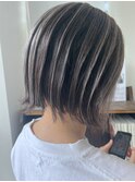 白髪ぼかし アンブレラカラー グレージュ